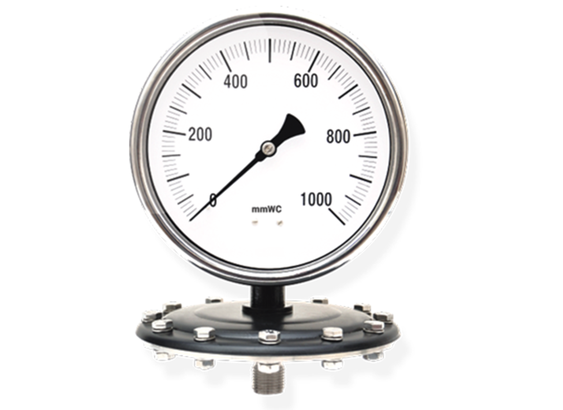 Capsule Schaffer Low Pressure Diaphragm Gauge