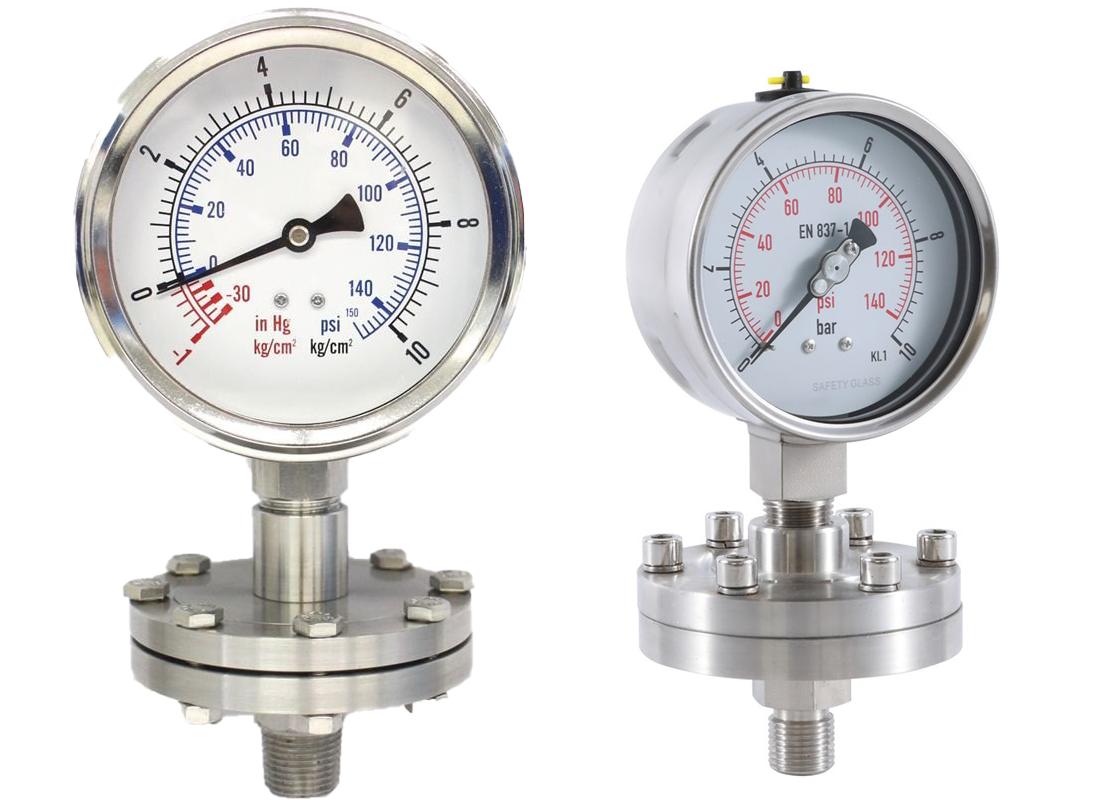 Diaphragm Sealed Pressure Gauge